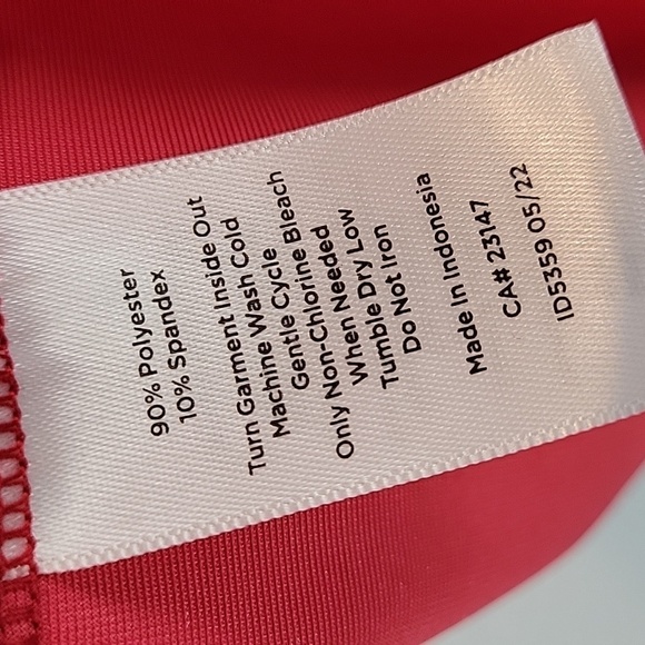 Talbots red velvet tank top - Picture 6 of 6